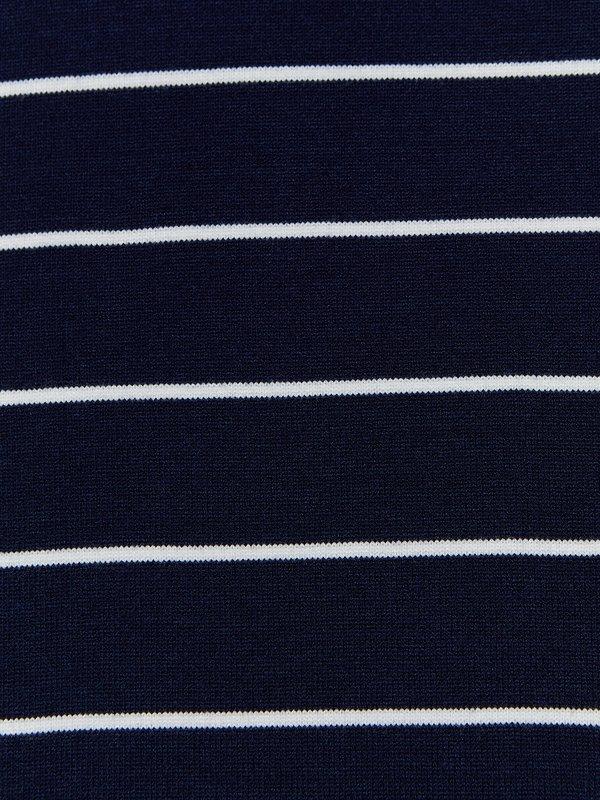 Pomelo Pomelo Striped Knit Dress - Navy