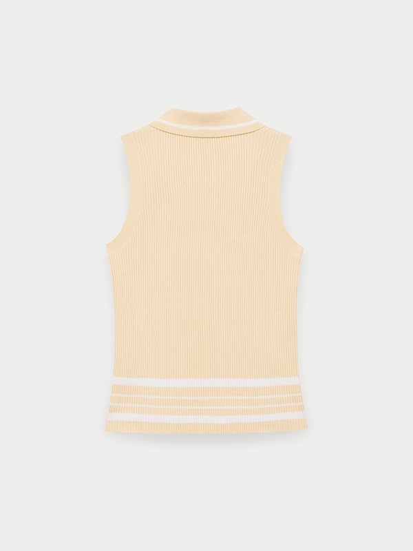 Pomelo Pomelo Striped Knit Top - Cream