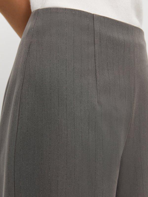 Pomelo Pomelo Striped Pants - Light Grey