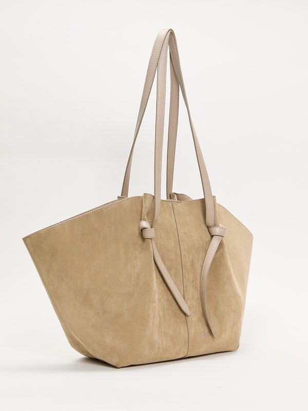 Pomelo Pomelo Suede Tote Bag - Beige