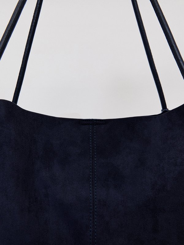 Pomelo Pomelo Suede Tote Bag - Navy