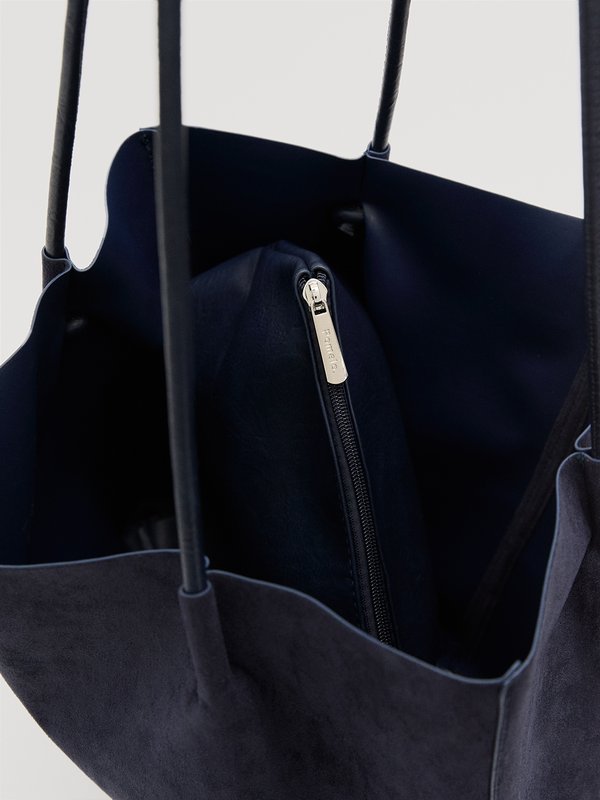 Pomelo Pomelo Suede Tote Bag - Navy