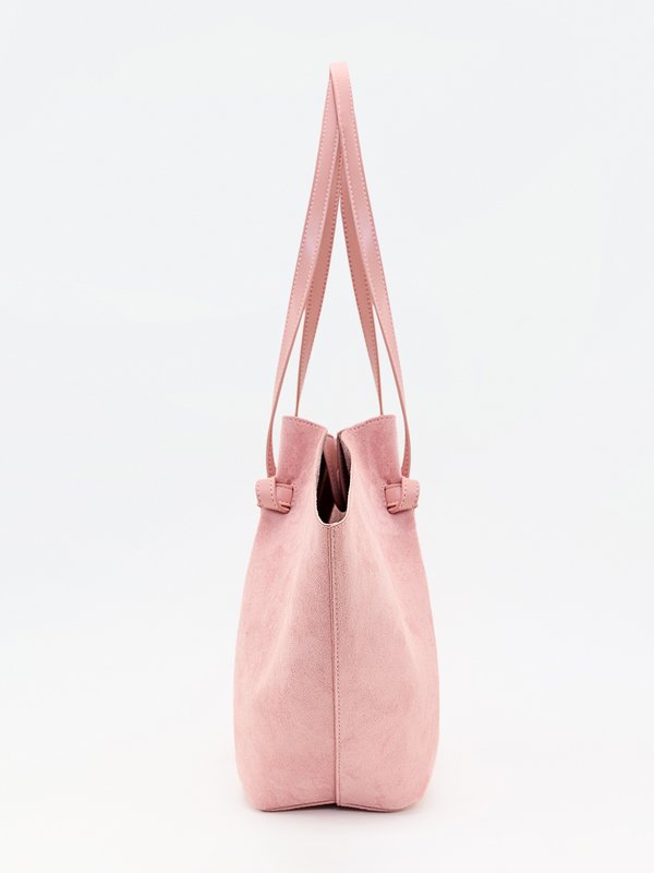 Pomelo Pomelo Suede Tote Bag - Pink
