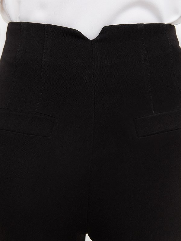 Pomelo Pomelo Tailored High-Waist Pants - Black