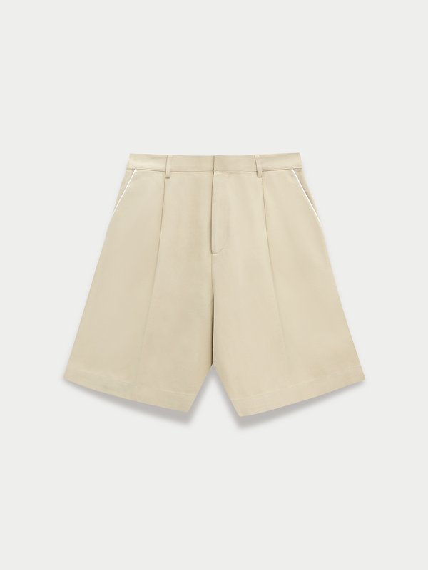 pomelo Pomelo Tailored Shorts - Beige