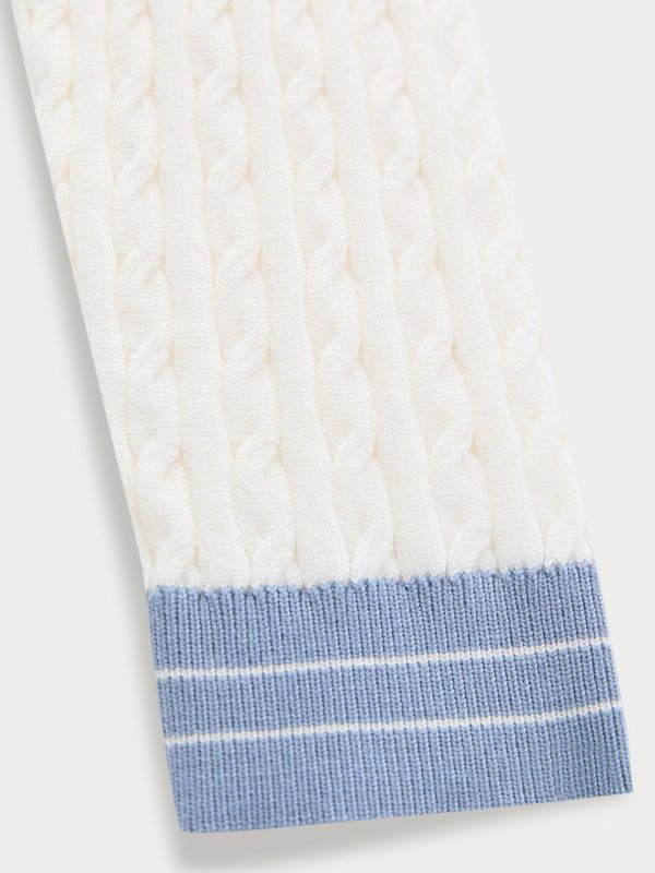 Pomelo Pomelo Textured Knit Cardigan - White