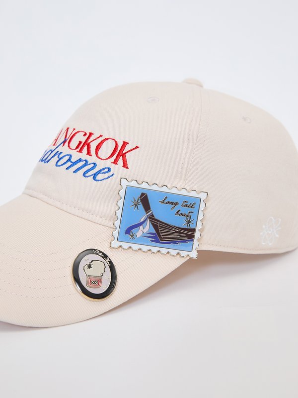 Pomelo Pomelo Thai Brooch Pins Set - Beige