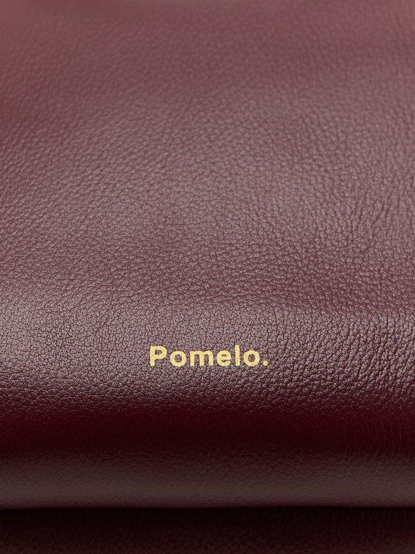 Pomelo Pomelo Triangle Shoulder Bag - Burgundy
