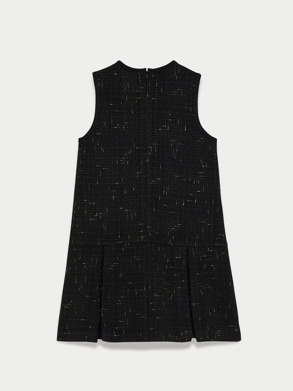 Pomelo Pomelo Tweed Dress - Black