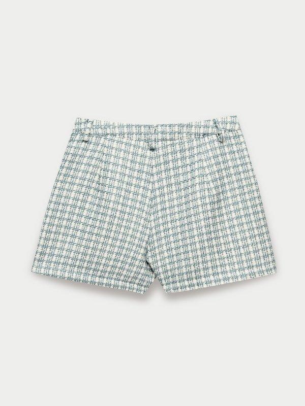 Pomelo Pomelo Tweed Shorts - Baby Blue