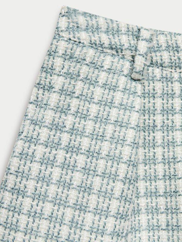 Pomelo Pomelo Tweed Shorts - Baby Blue