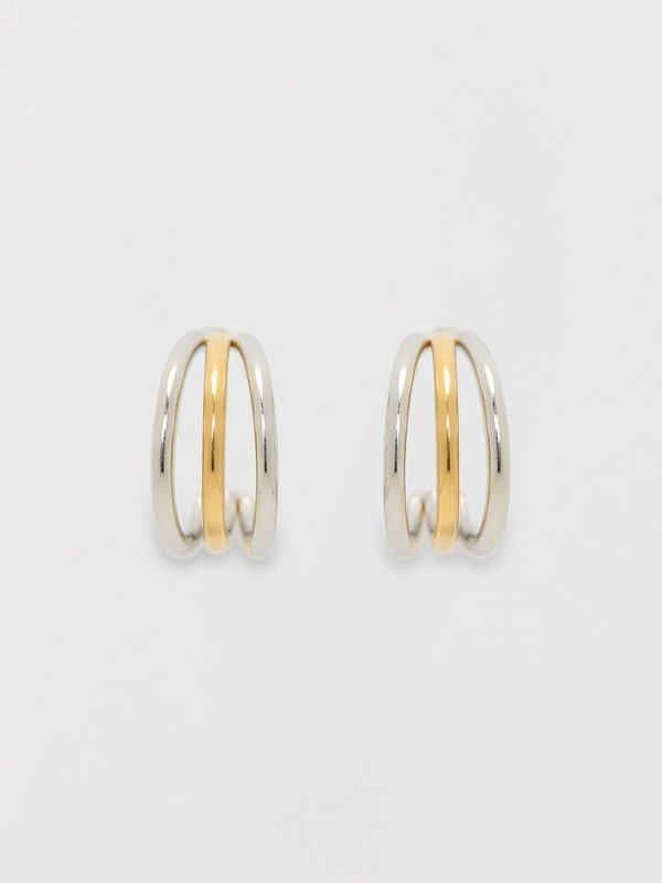 pomelo Pomelo Twist Hoop Earrings - Multi Color