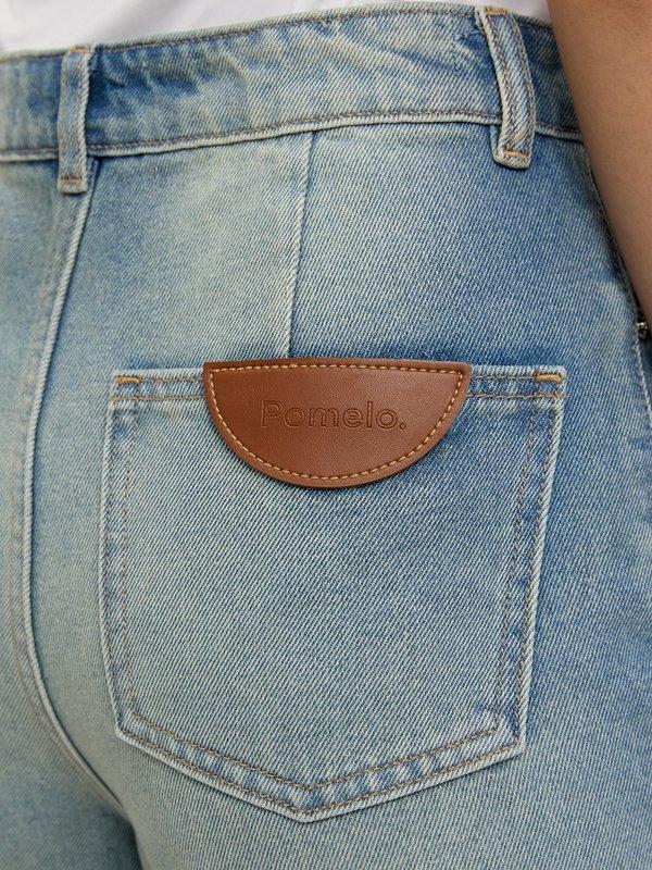 Pomelo Pomelo Wide Leg Jeans - Blue