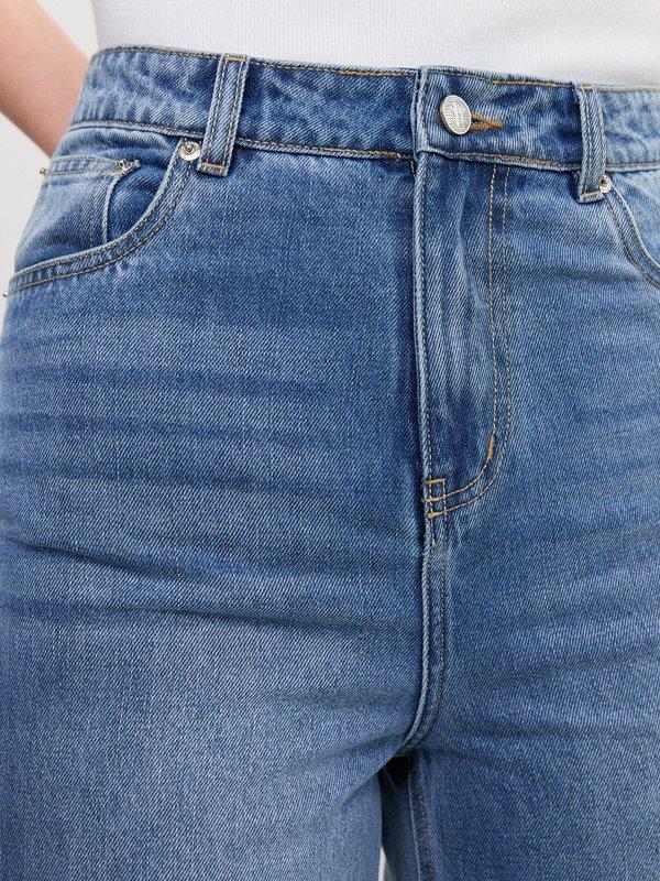 Pomelo Pomelo Wide Leg Jeans - Blue