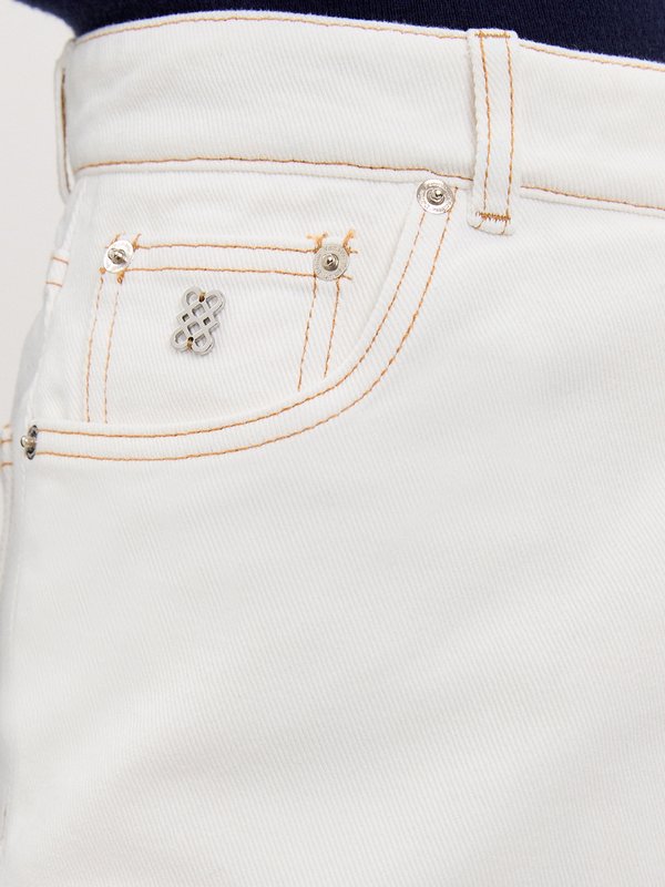 Pomelo Pomelo Wrap Skort - White