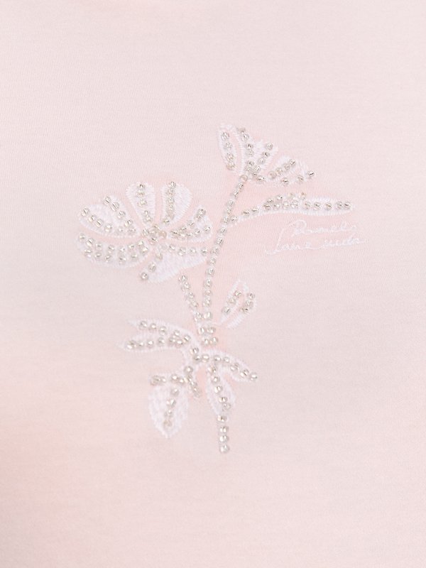 Pomelo Pomelo Pomelo. X Janesuda Floral Puff Sleeve Top - Light Pink