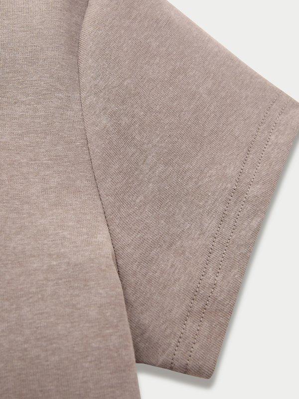 Pomelo Pomelo Rhinestone Embellished Crop Top - Mid Grey