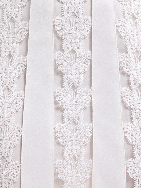 Pomelo VERSE Butterfly Lace Dress - Off-White