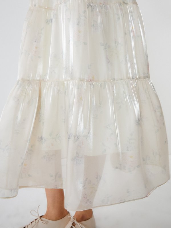 Pomelo VERSE Floral Print Bow Dress - Multi