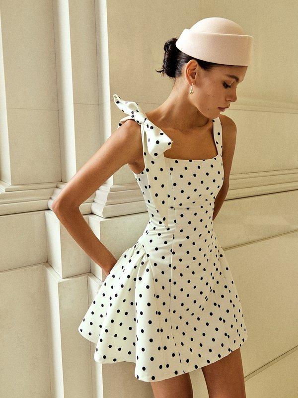 Pomelo VERSE Polka Dot Mini Dress - Print
