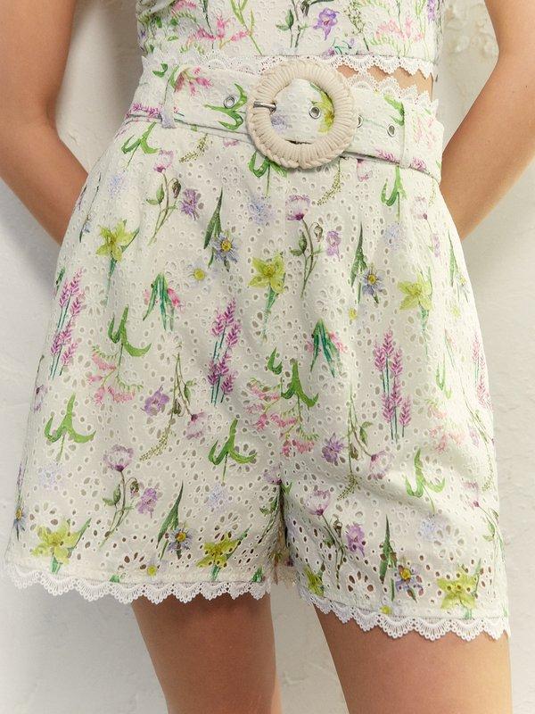 pomelo VERSE The Anemone Shorts - Cream