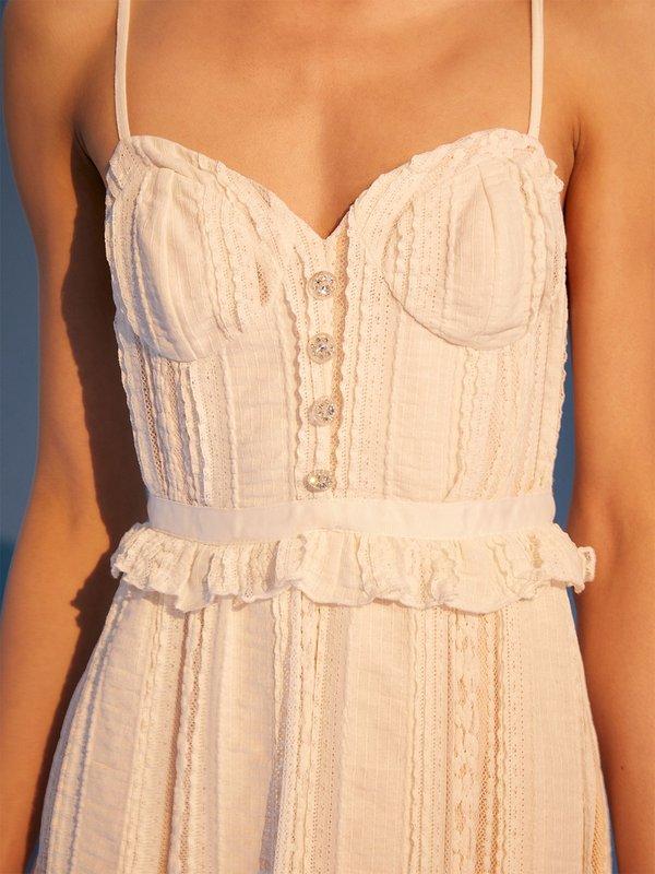 Pomelo VERSE The Aurora Dress - White