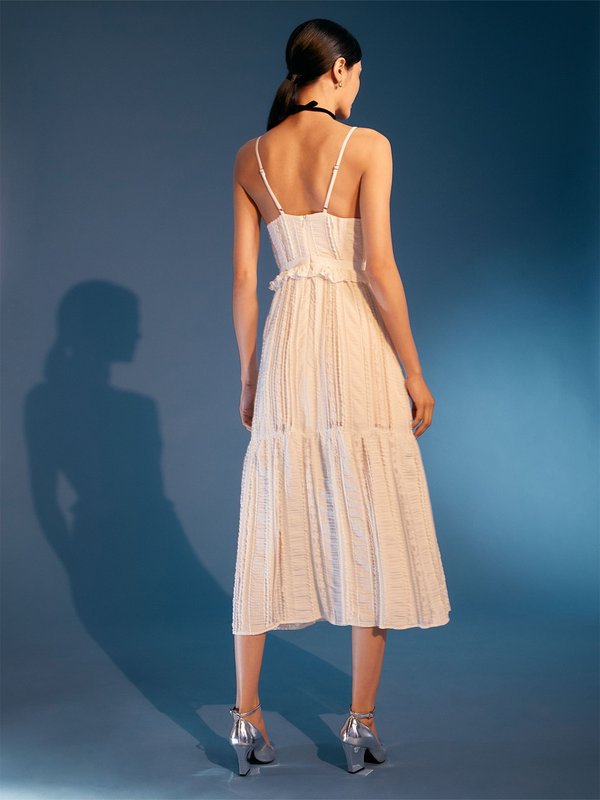 Pomelo VERSE The Aurora Dress - White