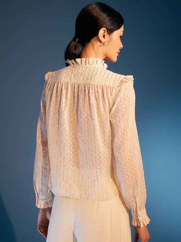 Pomelo VERSE The Nova Blouse - Cream