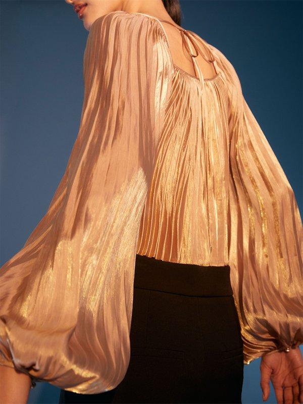 Pomelo VERSE The Orion Blouse - Bronze