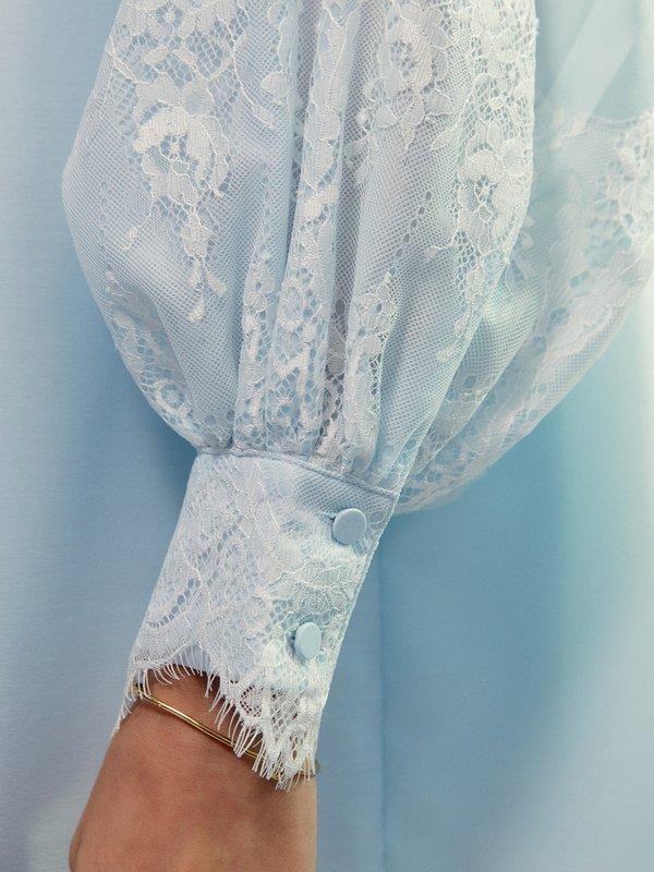 Pomelo VERSE The Petunia Dress - Light Blue