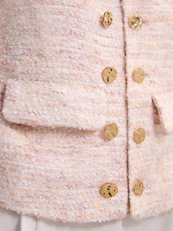 Pomelo VERSE Tweed Jacket - Light Pink