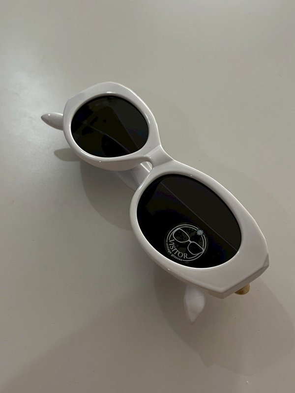 Pomelo VISITOR Vintage Glasses Sunglasses - White