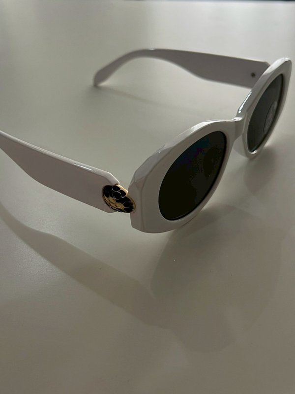 Pomelo VISITOR Vintage Glasses Sunglasses - White