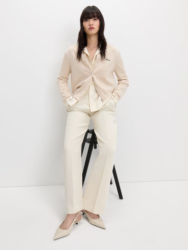 Pomelo Pomelo Your Emotional Support Cardigan - Beige