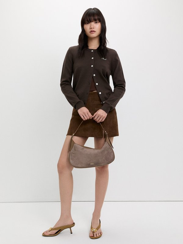 Pomelo Pomelo Your Emotional Support Cardigan - Brown