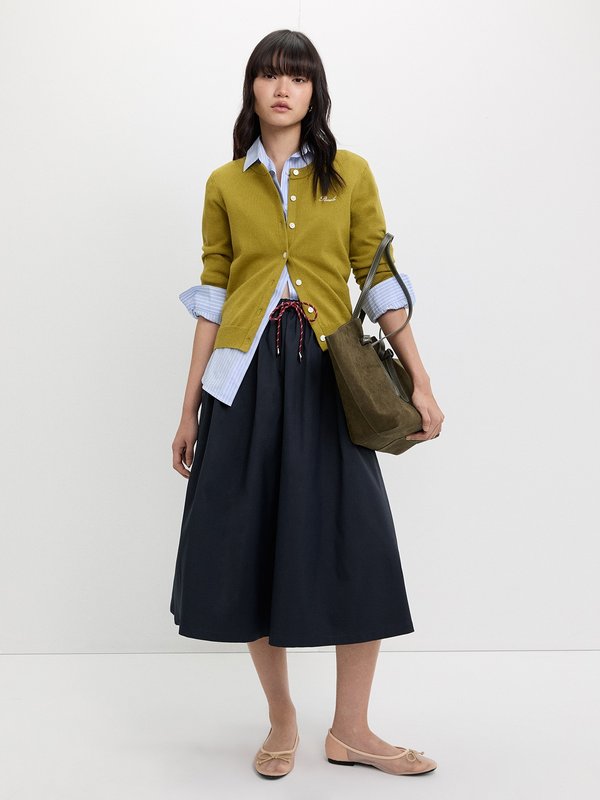 Pomelo Pomelo Your Emotional Support Cardigan - Green