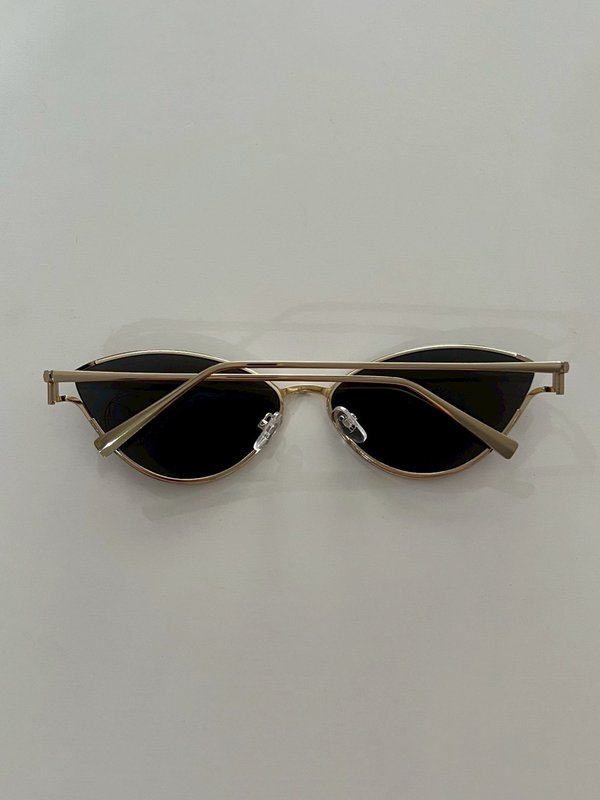 Pomelo VISITOR Vintage Glasses Sunglasses - Black/Gold
