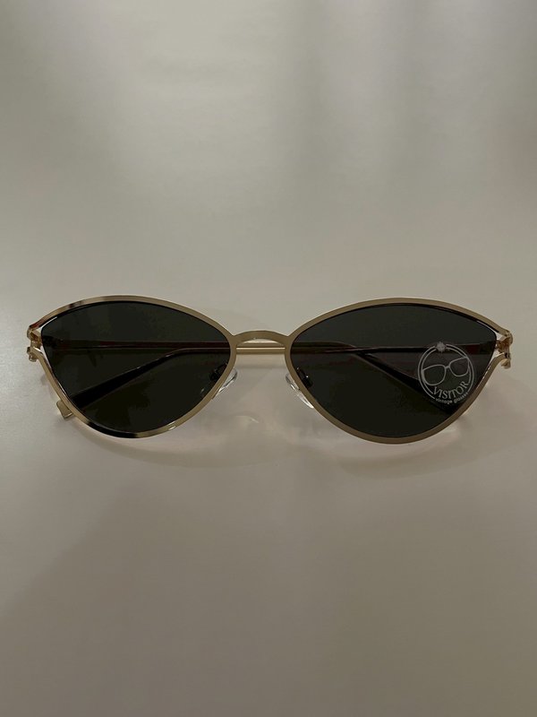 pomelo VISITOR Vintage Glasses Sunglasses - Black/Gold