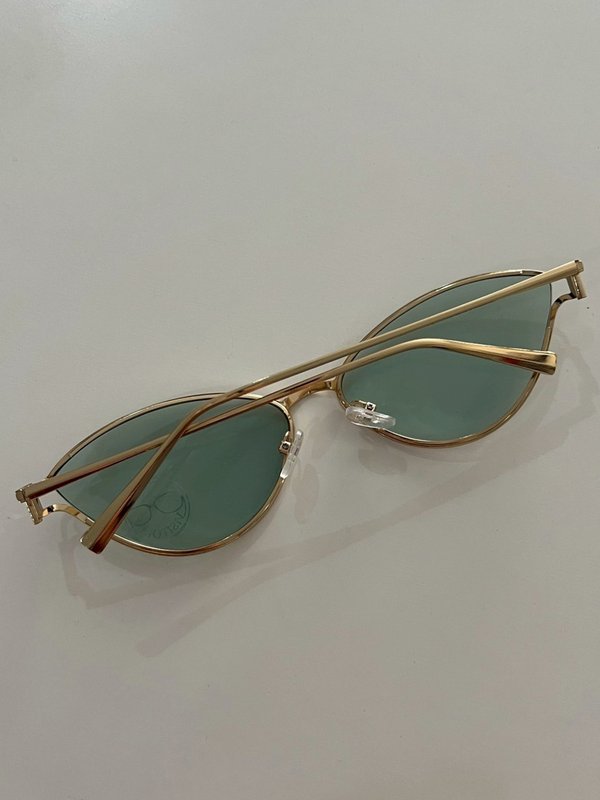 Pomelo VISITOR Vintage Glasses Sunglasses - Gold/Blue