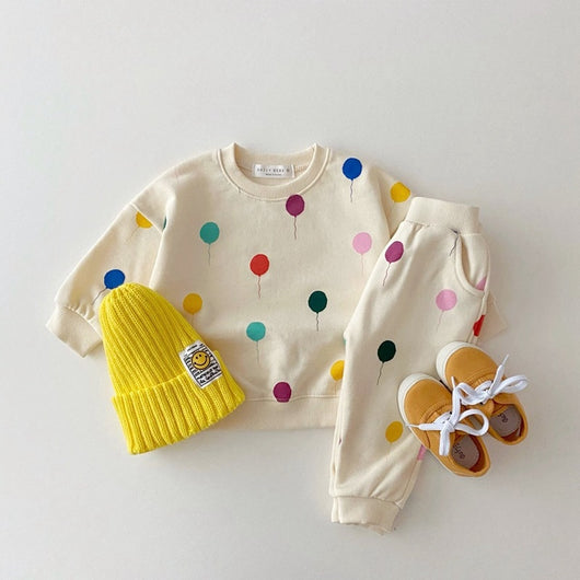 Pomkin Balloon Sweatshirt & Jogger Pants Set Or Dress