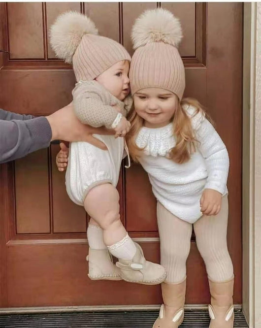 pomkin Angora Fur Pom Hat