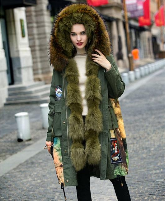 Pomkin Artsy Fox Fur Parka