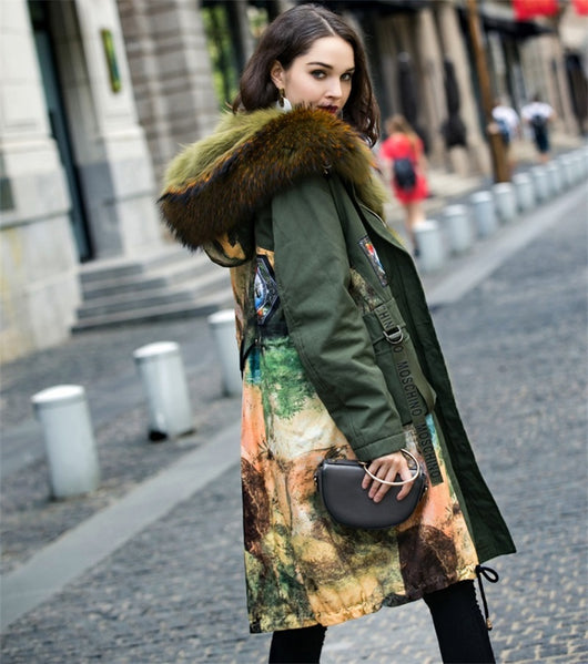 Pomkin Artsy Fox Fur Parka