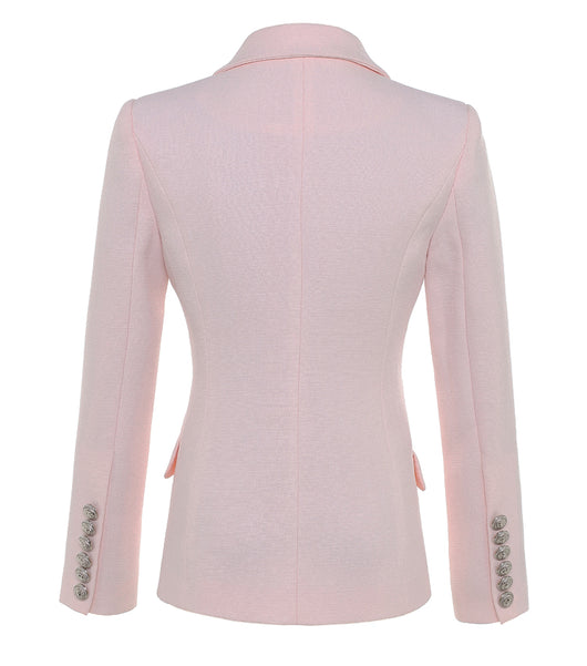 Pomkin BUCKINGHAM Button Blazer - Pink