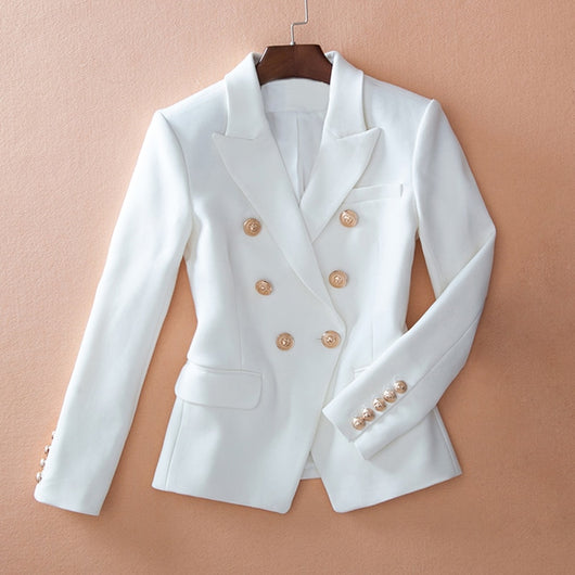 pomkin BUCKINGHAM Button Blazer - White