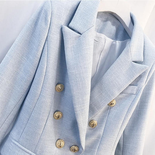Pomkin BUCKINGHAM TEXTURED BLAZER - Light Blue