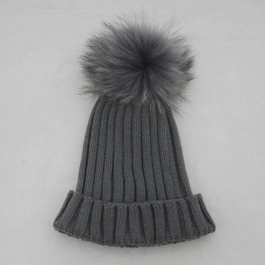 Pomkin Dark Grey Fur Pomkin Hat