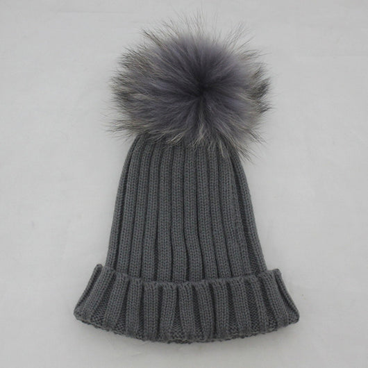 pomkin Dark Grey Fur Pomkin Hat