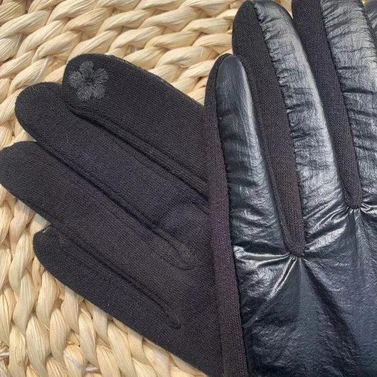 Pomkin Fur Pom Texting Driving Gloves