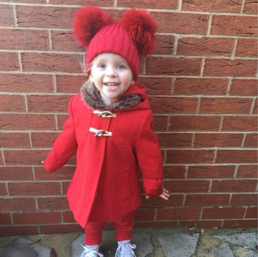 pomkin Mini Red Double Pomkin Hat